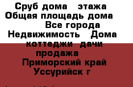 Сруб дома 2 этажа › Общая площадь дома ­ 200 - Все города Недвижимость » Дома, коттеджи, дачи продажа   . Приморский край,Уссурийск г.